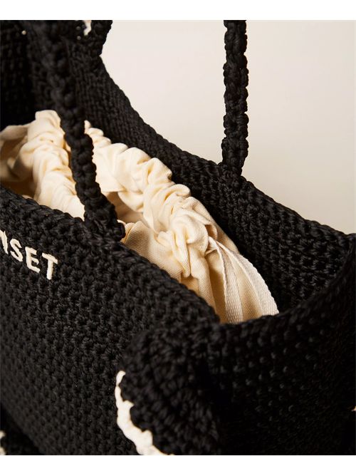 Borsa shopper crochet con balze TWINSET | TD8290/06571